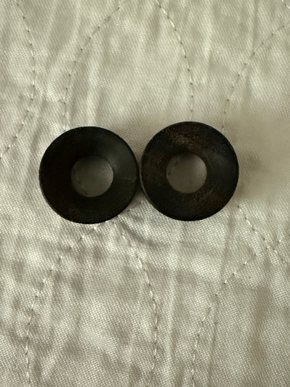 19mm Indonesian Areng Wood Ear Gauges